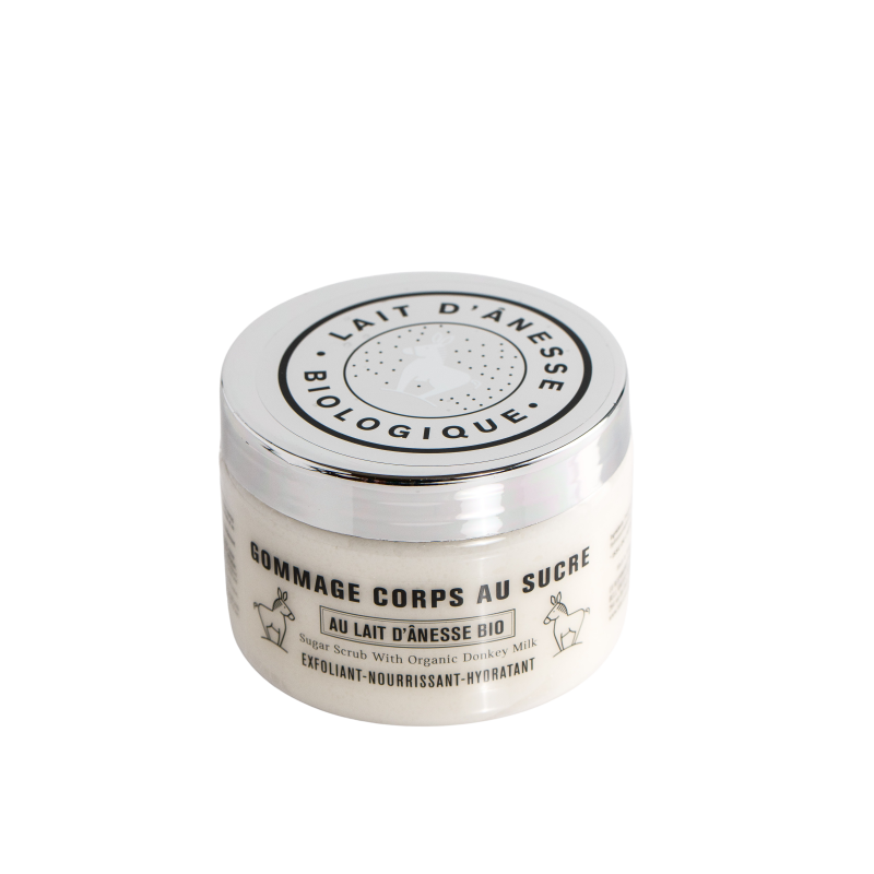 Gommage corps au sucre lait ânesse BIO