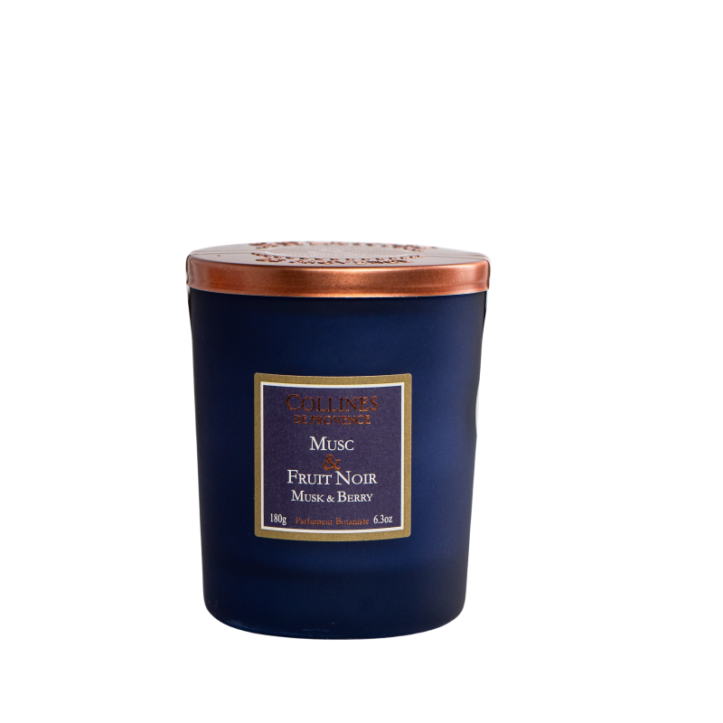 Bougie musc et fruit noir