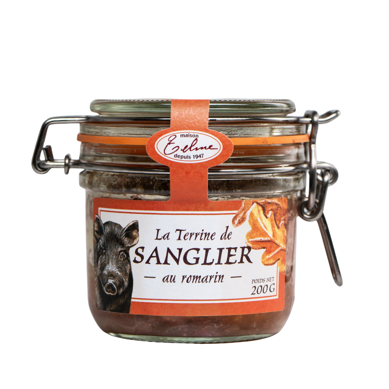 Terrine de sanglier au romarin