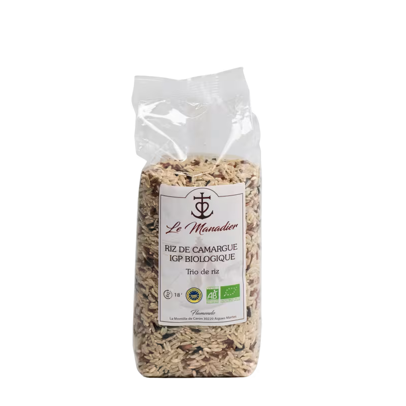 Riz de Camargue trio IGP BIO