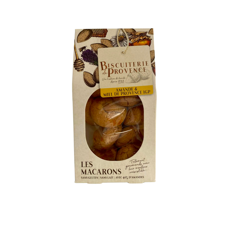 Macarons amandes et miel de Provence IGP