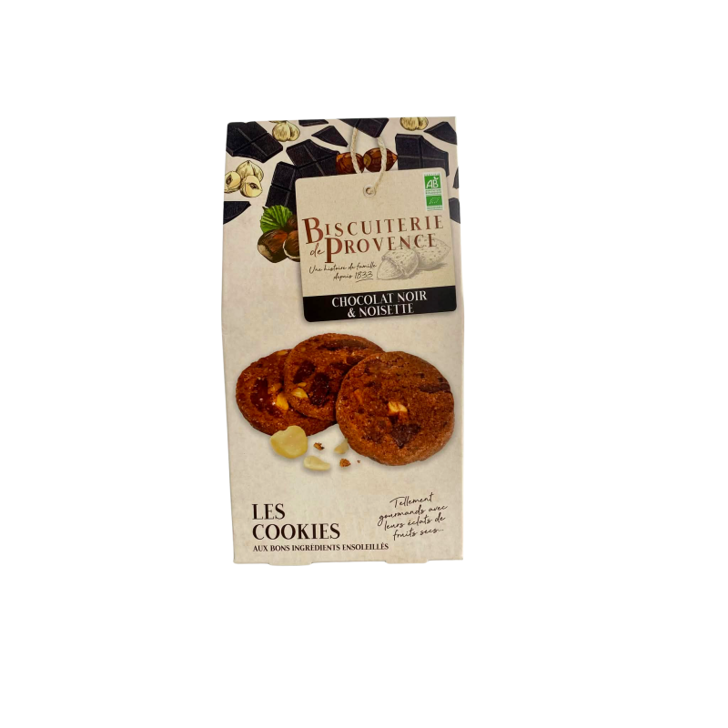 Cookies chocolat noir et noisette
