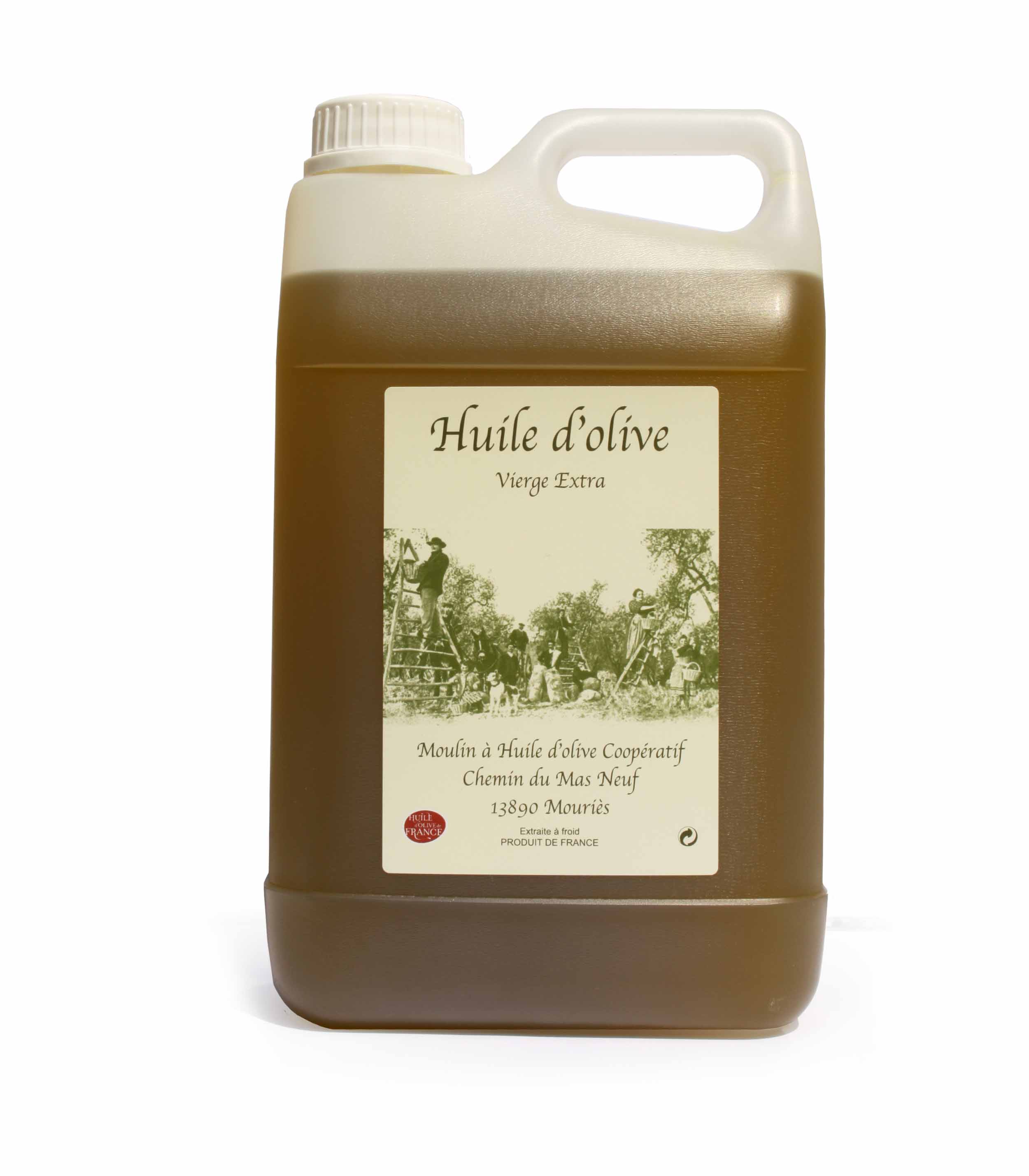 Huile d'olive - Aglandau 3L (bidon plastique) - Moulin à Huile Paradis